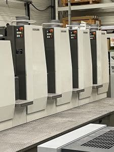 groupes d'impression de notre presse offset komori