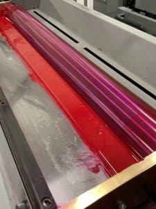 encrier magenta presse offset